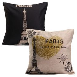 Poszewka na poduszkę z motywem Paryża