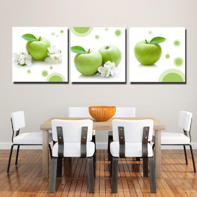 Obraz - zelené jablko 1