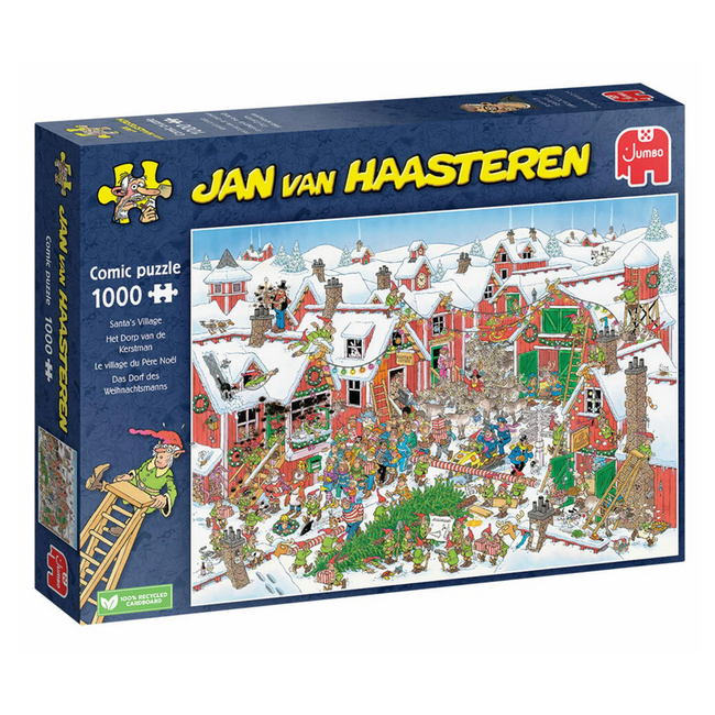 Spiele Jan van Haasteren - Wioska Świętego Mikołaja, puzzle, puzzle dla dorosłych, 1000 elementów, 20075 ZO_9968-M2359 1