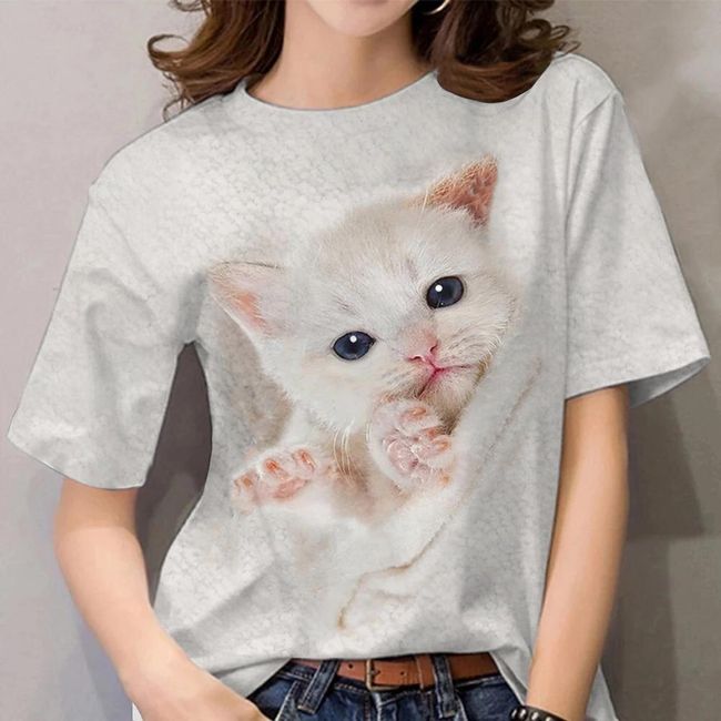 Koszulka z krótkim rękawem damska Catty 1