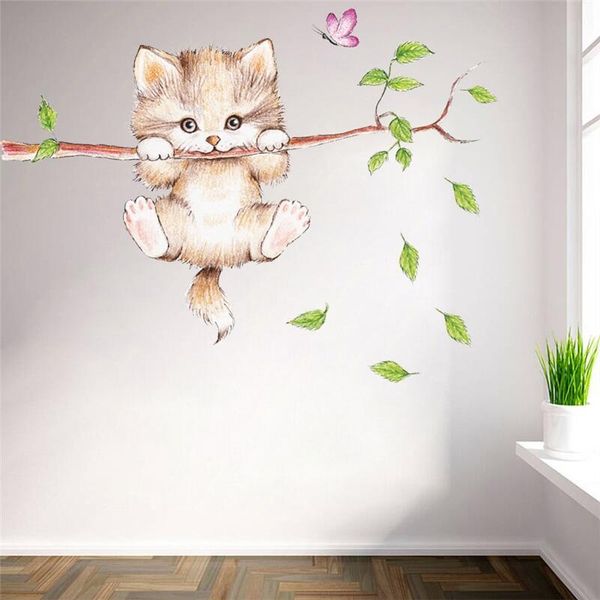 Nalepnica za zid - dražesna maca