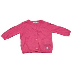 Cardigan de fetiță cu nasturi, La Compagnie des Petits, roz, CHILD SIZE: ZO_f76b1920-b113-11ed-83cd-8e8950a68e28