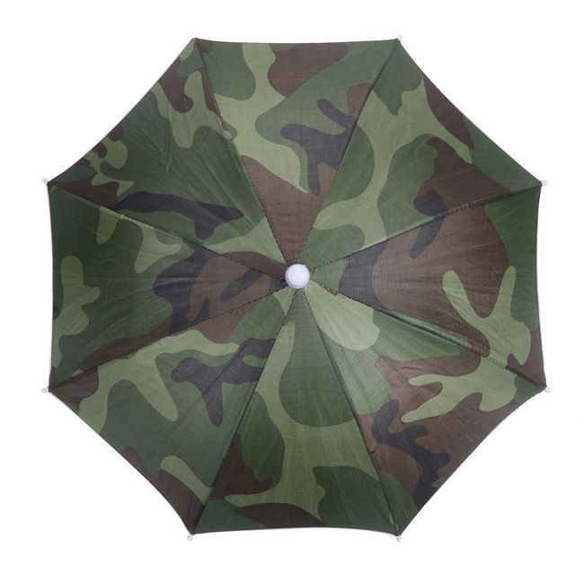 Maskáčový deštník na hlavu 1