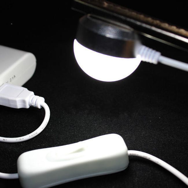 USB LED lampa - 2 barvy světla 1