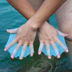 Silikonová plavecká blána na prsty