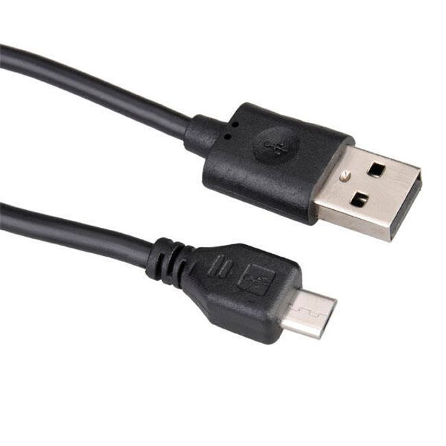 Černý micro USB kabel - 70 cm 1