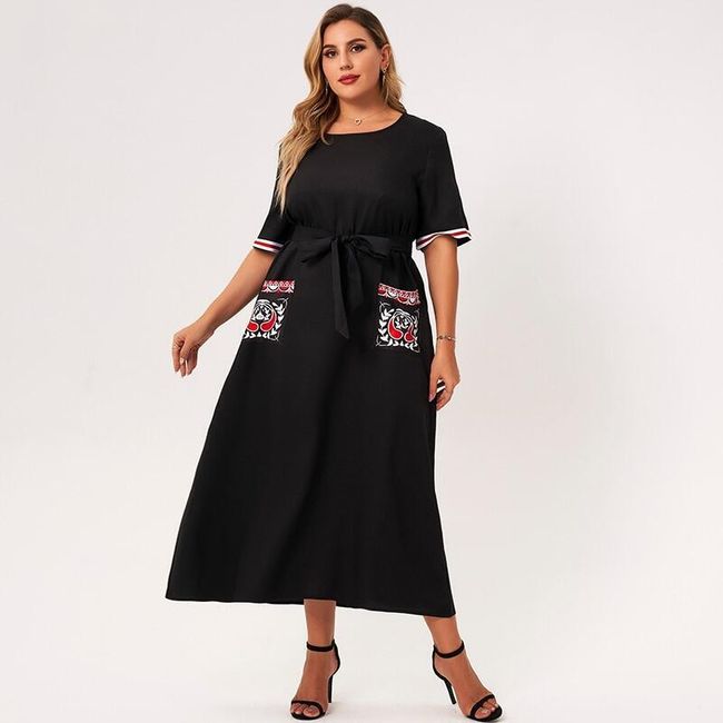 Damska plus size sukienka Clarisa 1