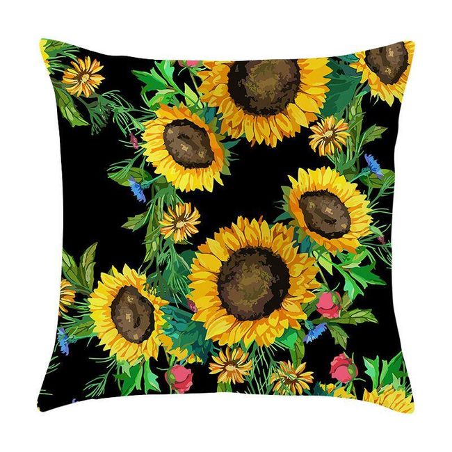 Pillow cover Sunflower 1