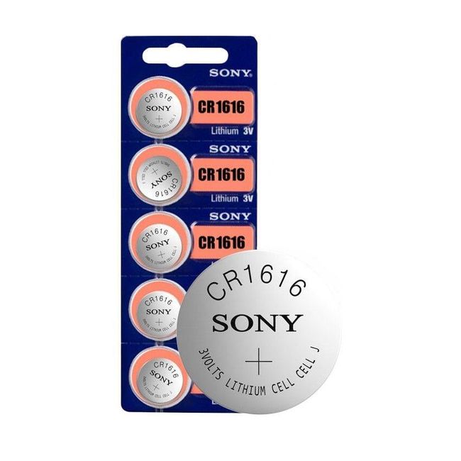 Button cell batteries CR1616 Sony 1