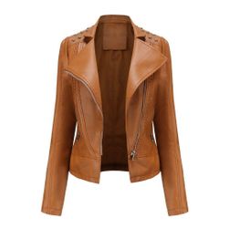 Women Pu Leather Jacket BP_KZ282