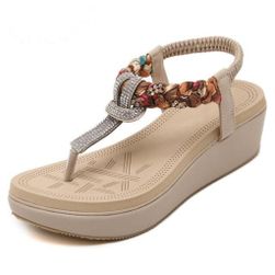 Ženski sandali Paloma Beige - velikost 36, Velikost obutve: ZO_227334-36