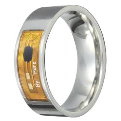 NFC pametni prsten - srebrna boja