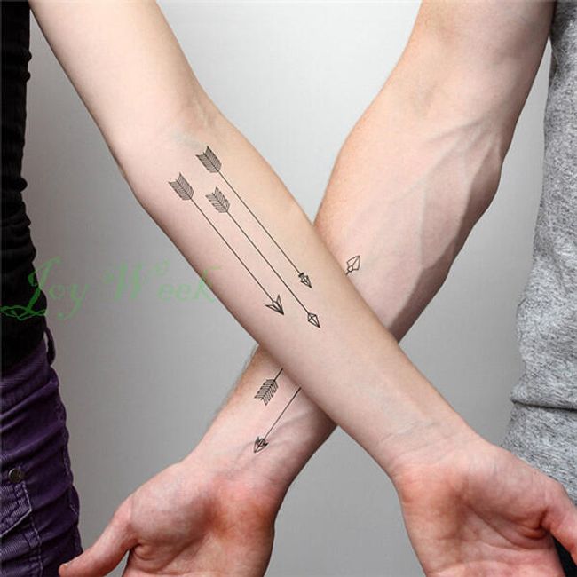 Dočasná voděodolná tetovačka - šipky 1