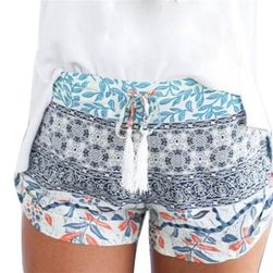 Pantaloni scurți de vară cu model vesel pentru femei