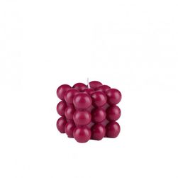 Świeca bąbelkowa 6x6x5,5cm - kolor losowy ZO_XDED002099