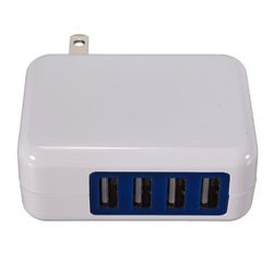 Adaptor pentru 4 cabluri USB în alb