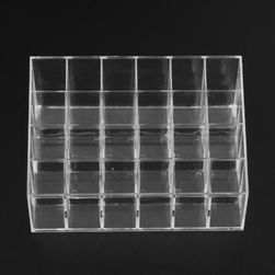 Organizator transparent pentru cosmetice