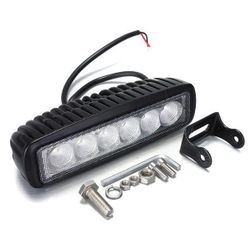 18W 6 LED svetlo pre automobil