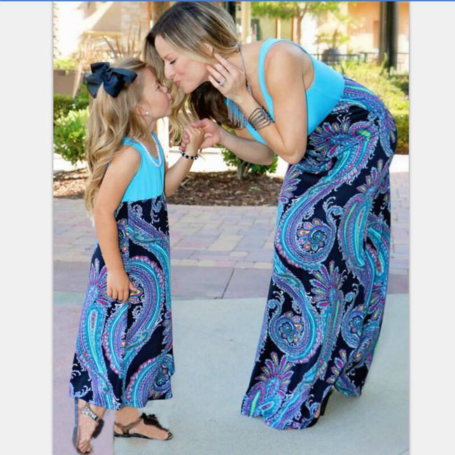 Šaty pro maminku s dcerou 1