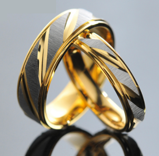 Poročni prstani v nežnem dizajnu 1