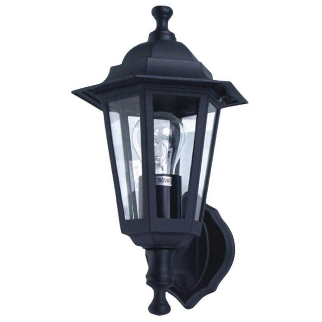 Zewnętrzna lampa ścienna 60 W czarna ZO_35899 1