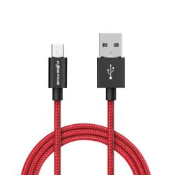 Cablu micro USB de încărcare și transfer de date cu model împletitură