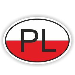 Samolepka na auto - PL