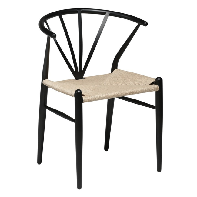 Czarne krzesło do jadalni DAN-FORM Denmark Delta ZO_98-1E8157 1