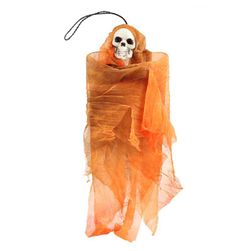 Halloweenská dekorace - Strašidelná závěsná kostra