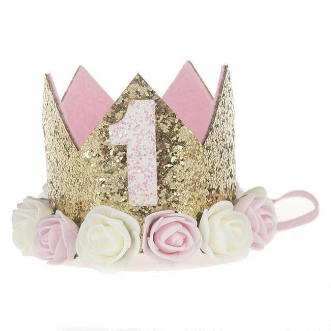 Rojstnodnevna krona za male princeske - različne različice 1