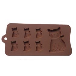 Formička na čokoládu - kočičky