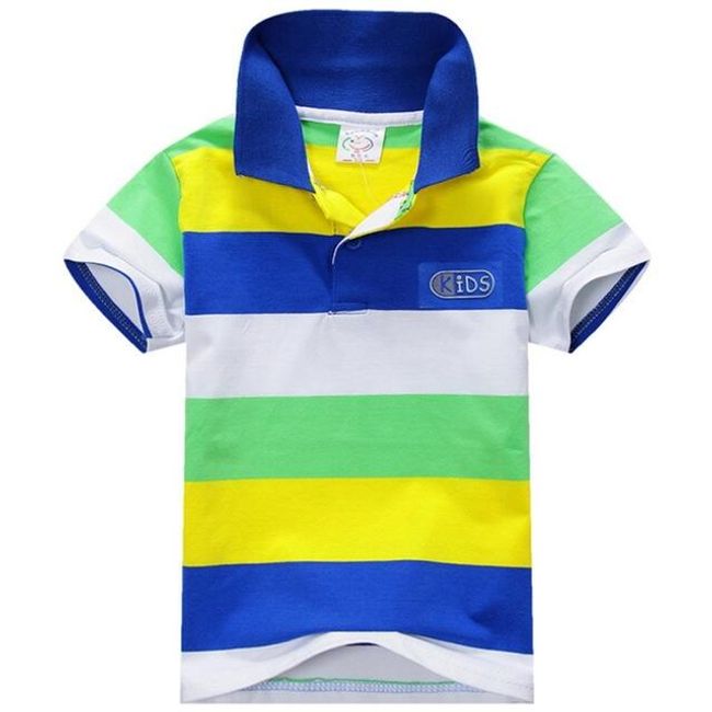 Tričko s farebnými pruhmi pre chlapcov 1