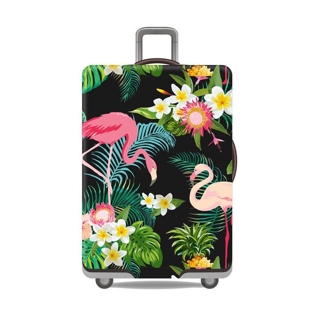 Zaštitna navlaka za kofer - flamingo 1
