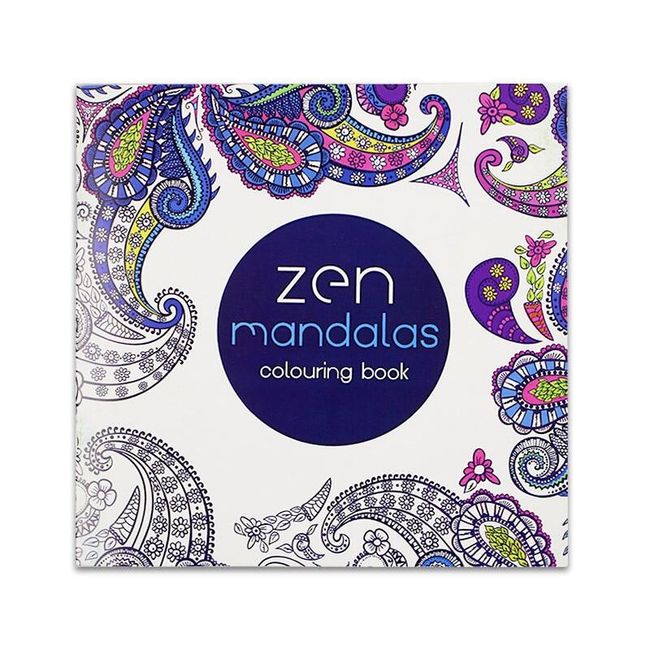 Antistressz kifestőkönyv Zen Mandalas 1