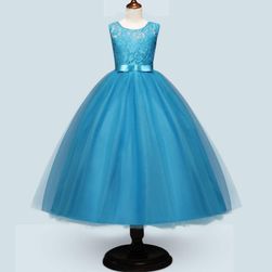 Dievčenské šaty s bohatou sukňou - 8 farieb