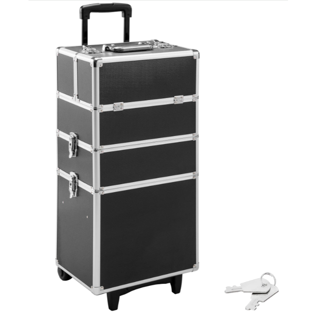 Козметичен куфар с 3 нива черен ZO_402562 1