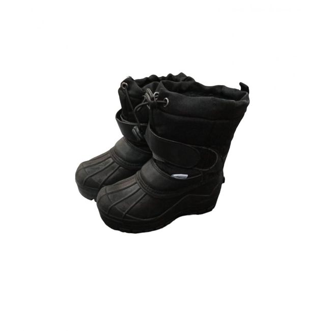 22 - - Detské zimné topánky - čierne ZO_9968-M7027 1