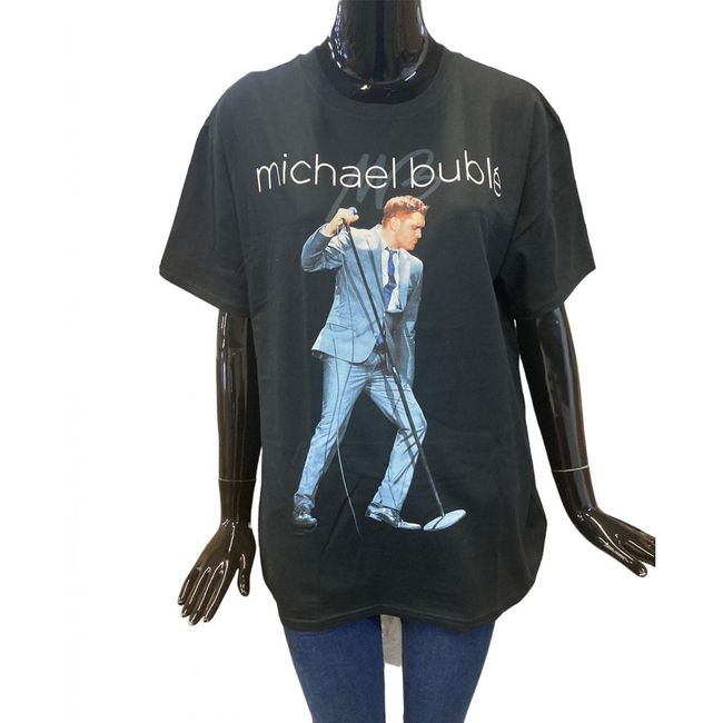Pánské tričko Michael Bublé - černé, Velikosti XS - XXL: ZO_154984-L 1