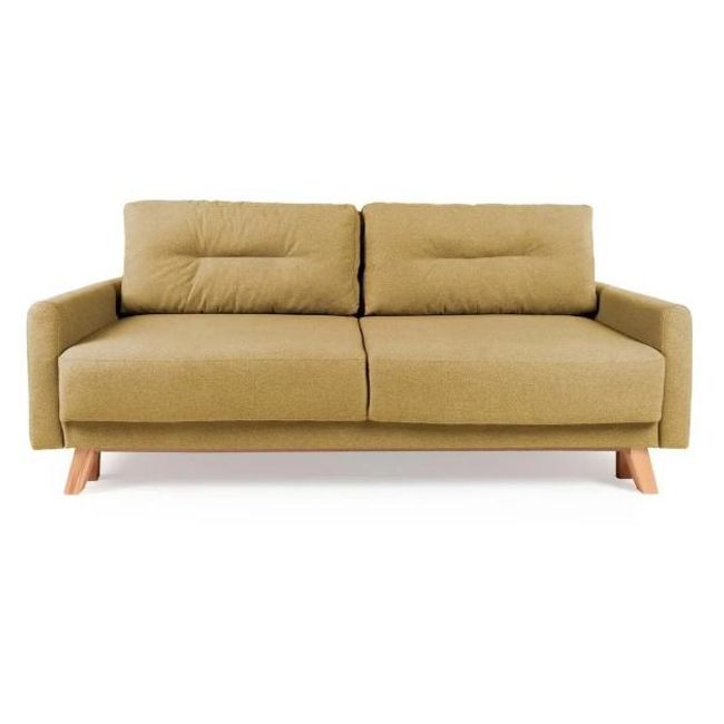 Pohovka Pop Rozkládací, žlutá, 214 cm ZO_284950 1