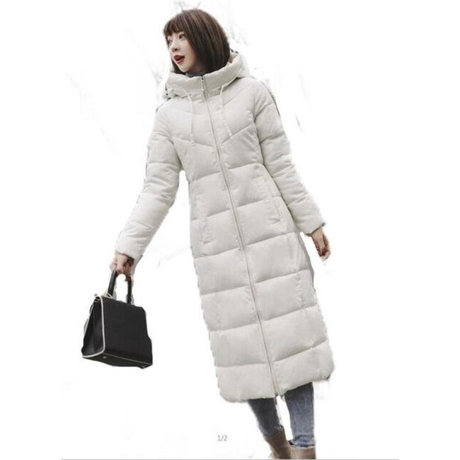 Dámský zimní kabát Anika Bílá, Velikosti XS - XXL: ZO_235923-L 1