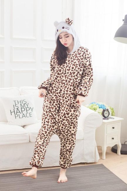 Dupačky pro dospělé - leopardí kočka 1