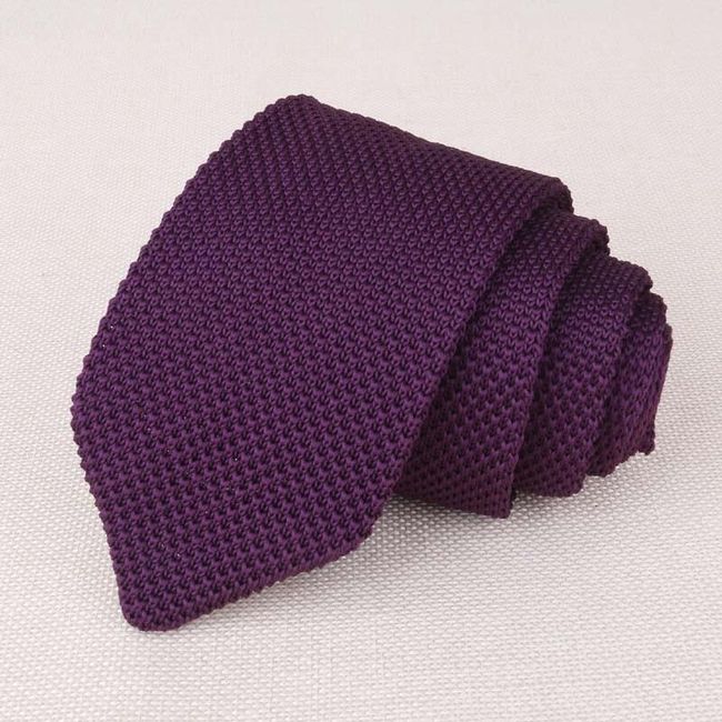 Pletená pánská kravata - 14 barev 1