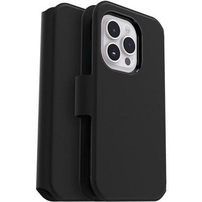 Husa flip Strada Via Apple iPhone 14 Pro neagra ZO_B1700144 1