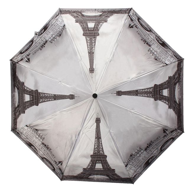 Deštník s olejomalbou Eiffelovy věže 1