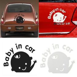 Samolepka auto - Baby in car