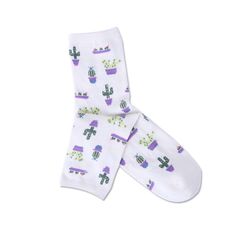 Сладки чорапи с мотив на кактус - 5 варианта
