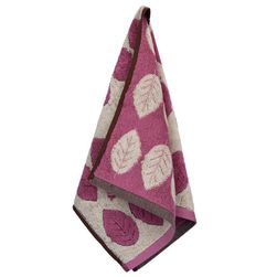 Мини кърпа, украсена с листа - 2 цвята