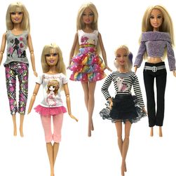 Комплект дрехи за кукла - 5 бройки