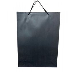 Pungă de cadou de lux - negru - 440x320 mm ZO_261219