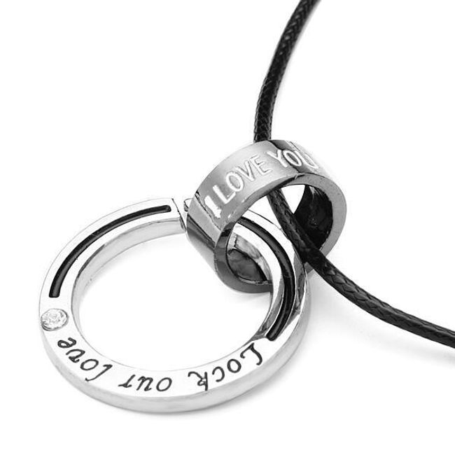 Unisex koženkový náhrdelník 1